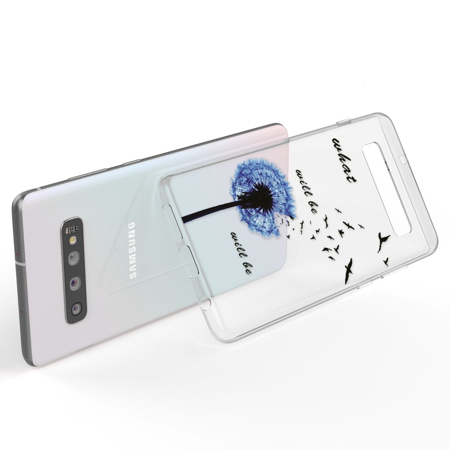 NALIA Hülle Samsung Galaxy S10 Motiv Silikon Case - Dünn Transparent 0,7 Millimeter Kompakt