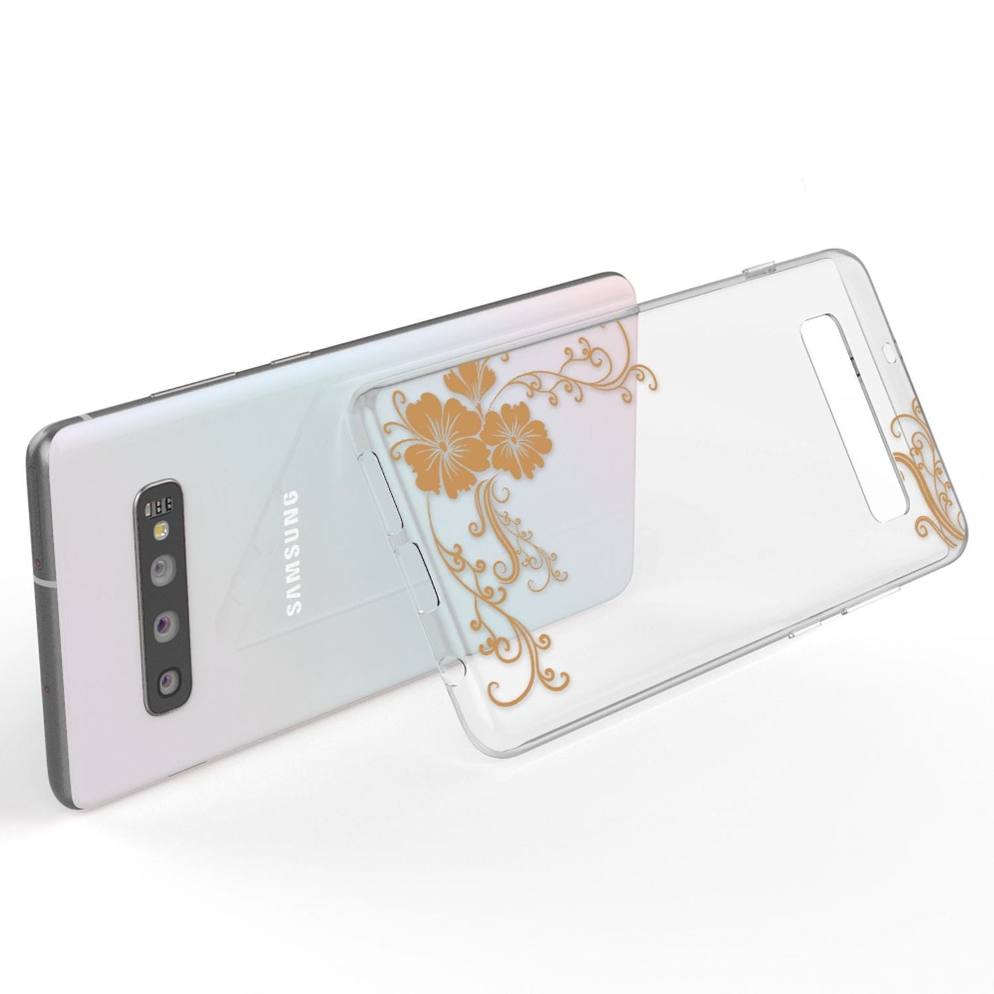 NALIA Hülle Samsung Galaxy S10 Motiv Silikon Case - Dünn Transparent 0,7 Millimeter Kompakt