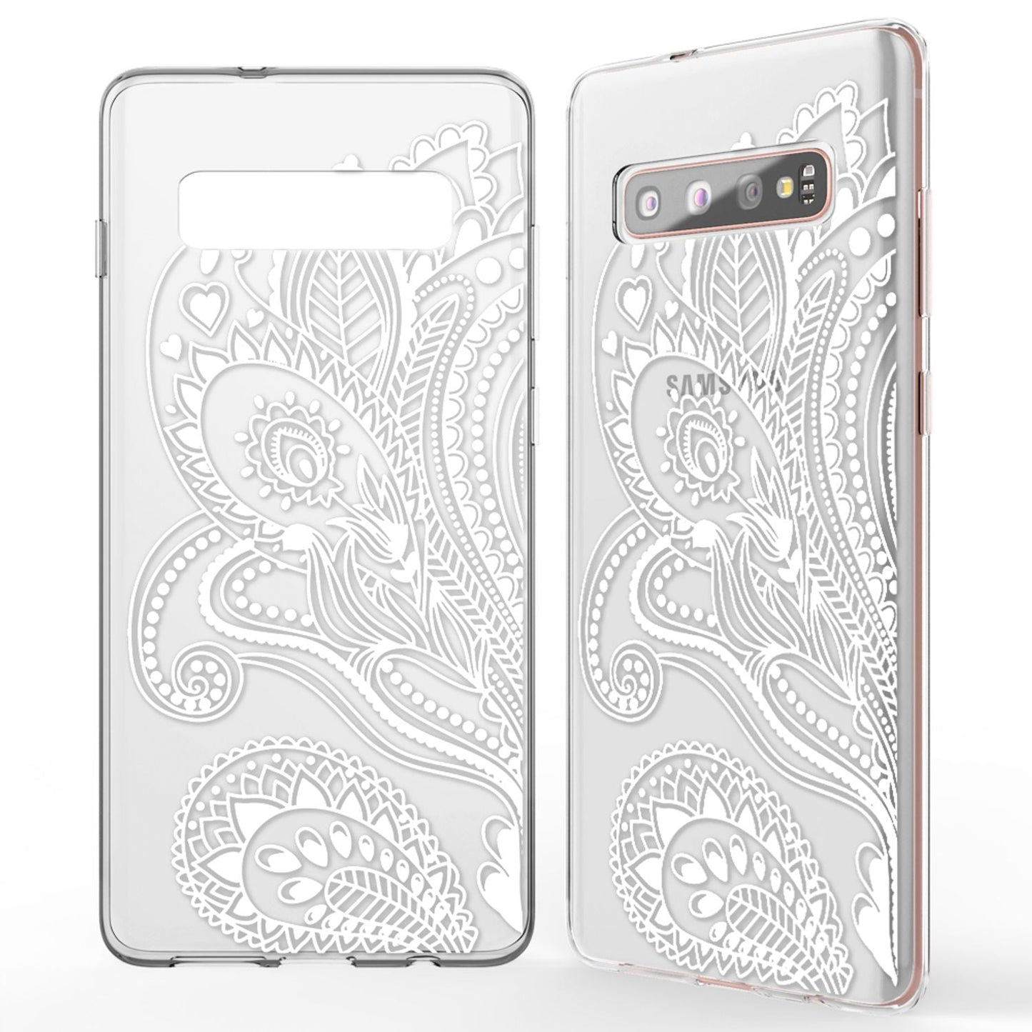 NALIA Hülle für Samsung Galaxy S10 Plus, Motiv Handyhülle Silikon Case Cover