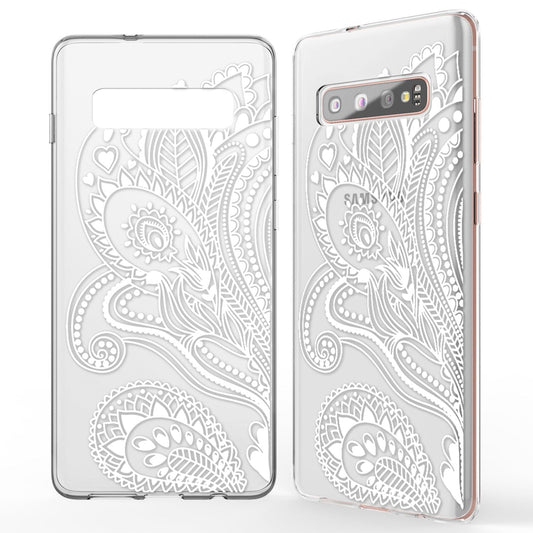 NALIA Hülle für Samsung Galaxy S10 Plus, Motiv Handyhülle Silikon Case Cover