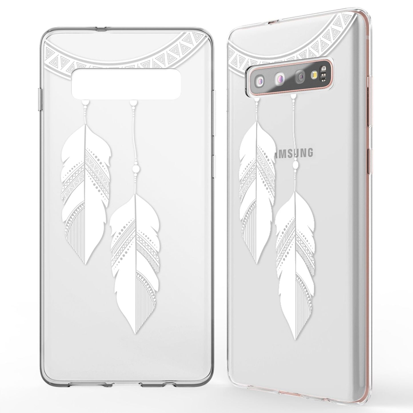 NALIA Hülle für Samsung Galaxy S10 Plus, Motiv Handyhülle Silikon Case Cover