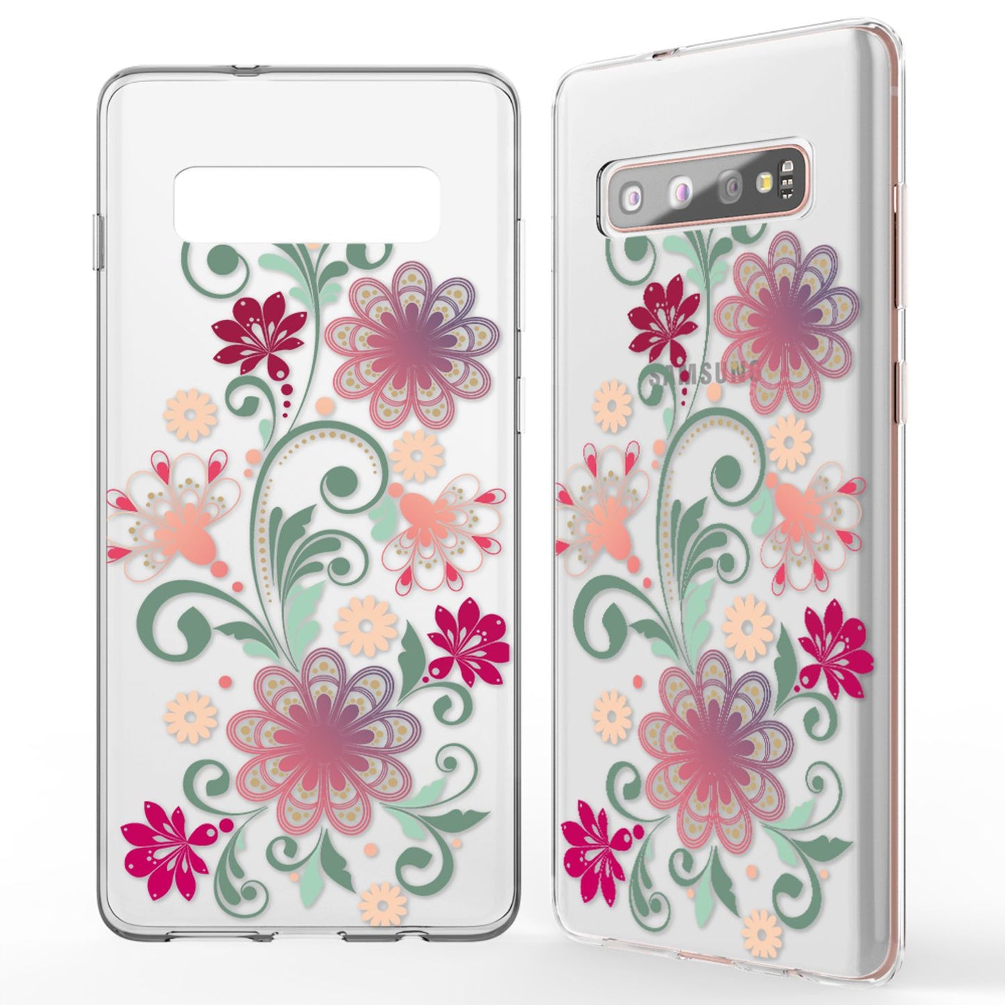NALIA Hülle für Samsung Galaxy S10 Plus, Motiv Handyhülle Silikon Case Cover