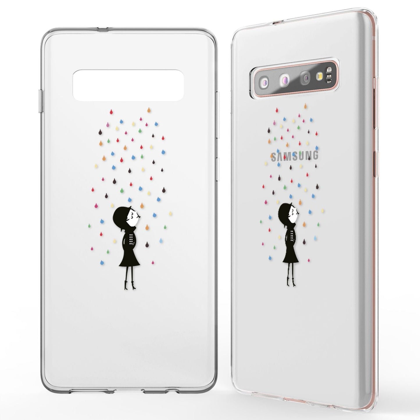 NALIA Hülle für Samsung Galaxy S10 Plus, Motiv Handyhülle Silikon Case Cover