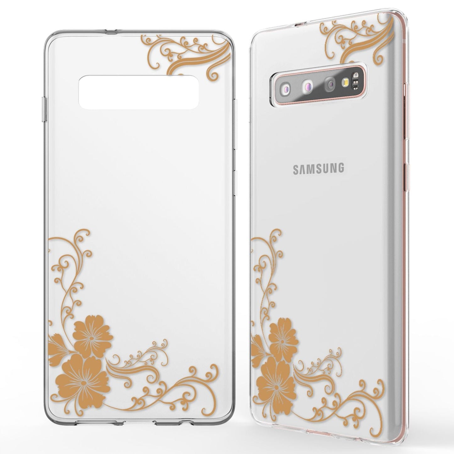 NALIA Hülle für Samsung Galaxy S10 Plus, Motiv Handyhülle Silikon Case Cover