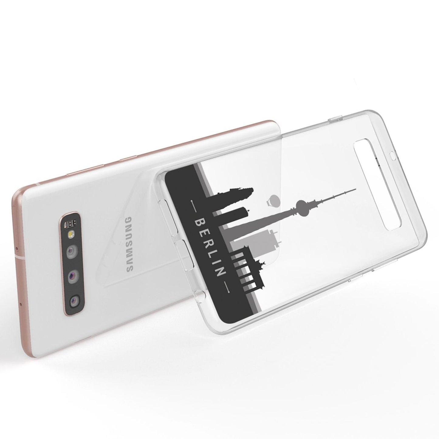 NALIA Hülle für Samsung Galaxy S10 Plus, Motiv Handyhülle Silikon Case Cover