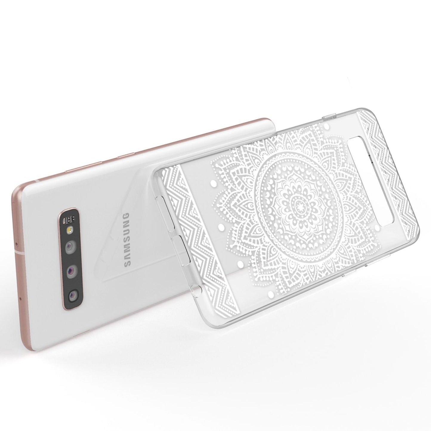 NALIA Hülle für Samsung Galaxy S10 Plus, Motiv Handyhülle Silikon Case Cover
