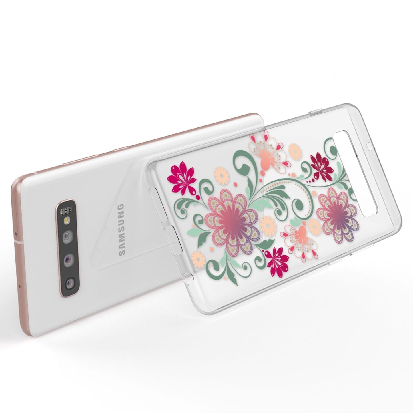 NALIA Hülle für Samsung Galaxy S10 Plus, Motiv Handyhülle Silikon Case Cover
