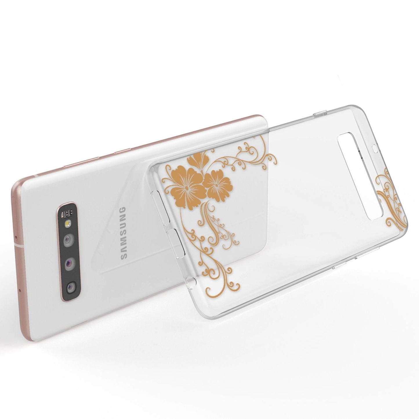 NALIA Hülle für Samsung Galaxy S10 Plus, Motiv Handyhülle Silikon Case Cover