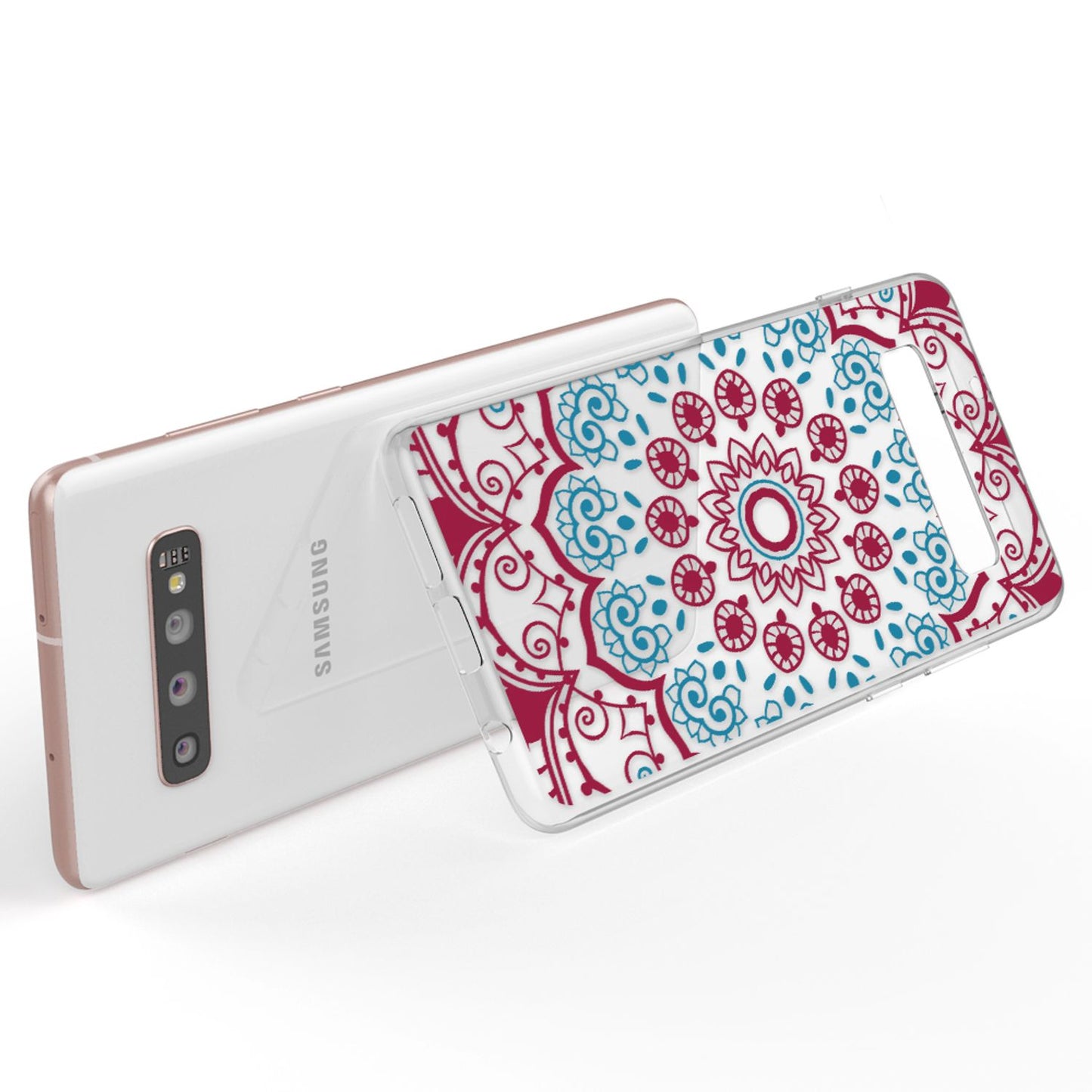 NALIA Hülle für Samsung Galaxy S10 Plus, Motiv Handyhülle Silikon Case Cover