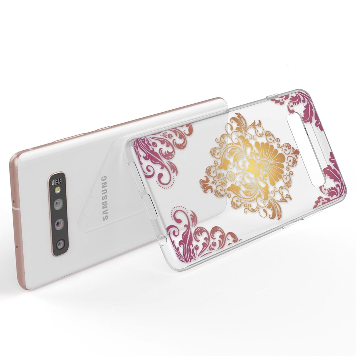 NALIA Hülle für Samsung Galaxy S10 Plus, Motiv Handyhülle Silikon Case Cover