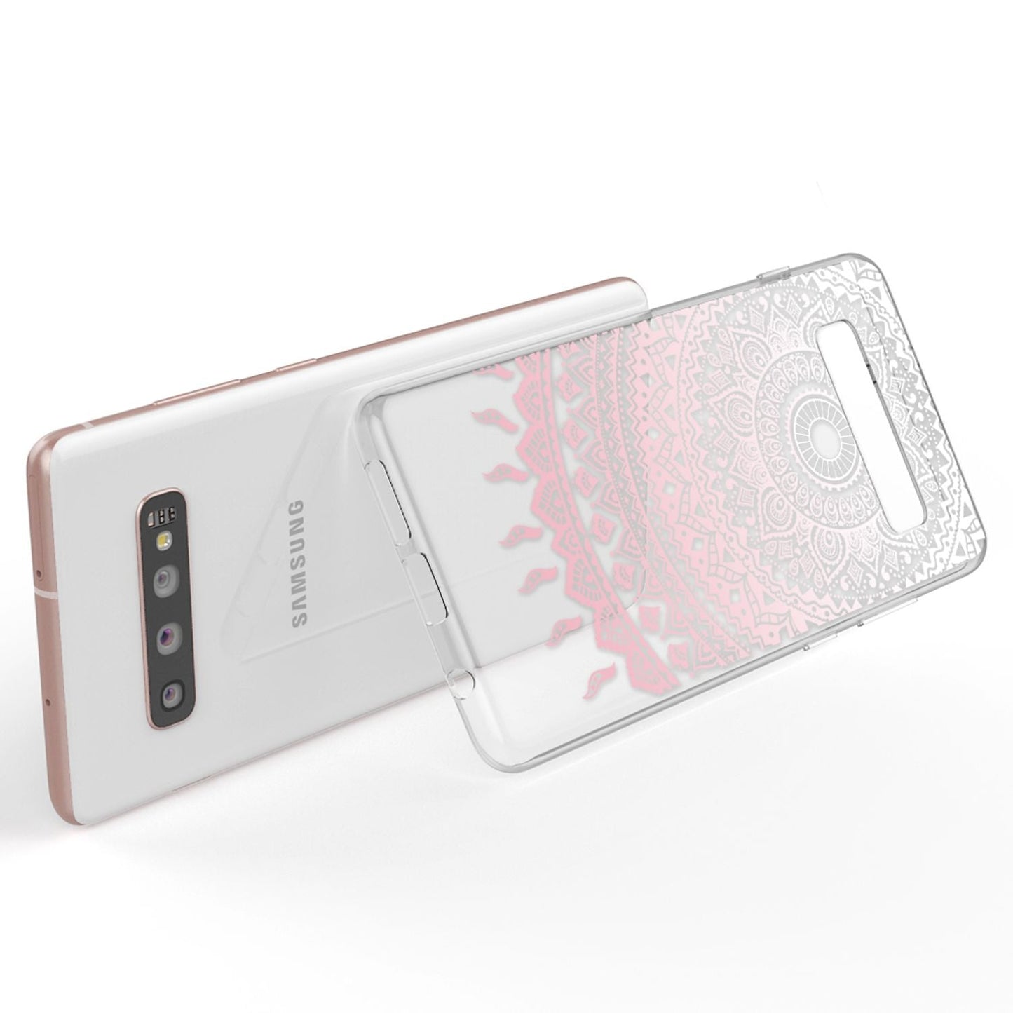 NALIA Hülle für Samsung Galaxy S10 Plus, Motiv Handyhülle Silikon Case Cover