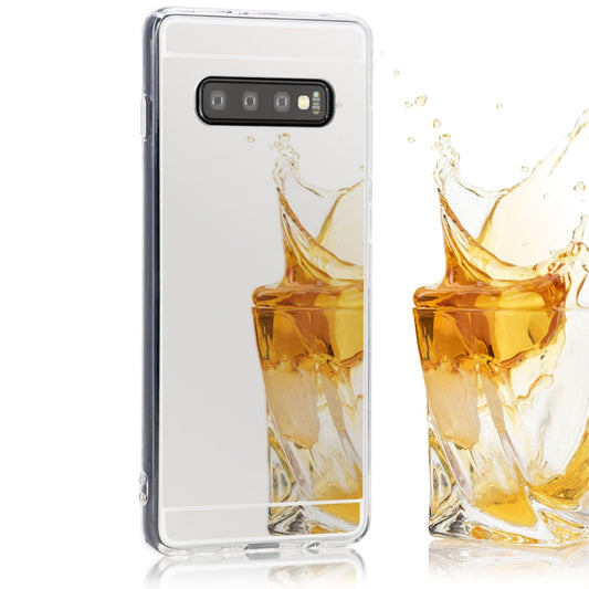 NALIA Spiegel Hülle für Samsung Galaxy S10, Slim Handyhülle Mirror Silikon Case