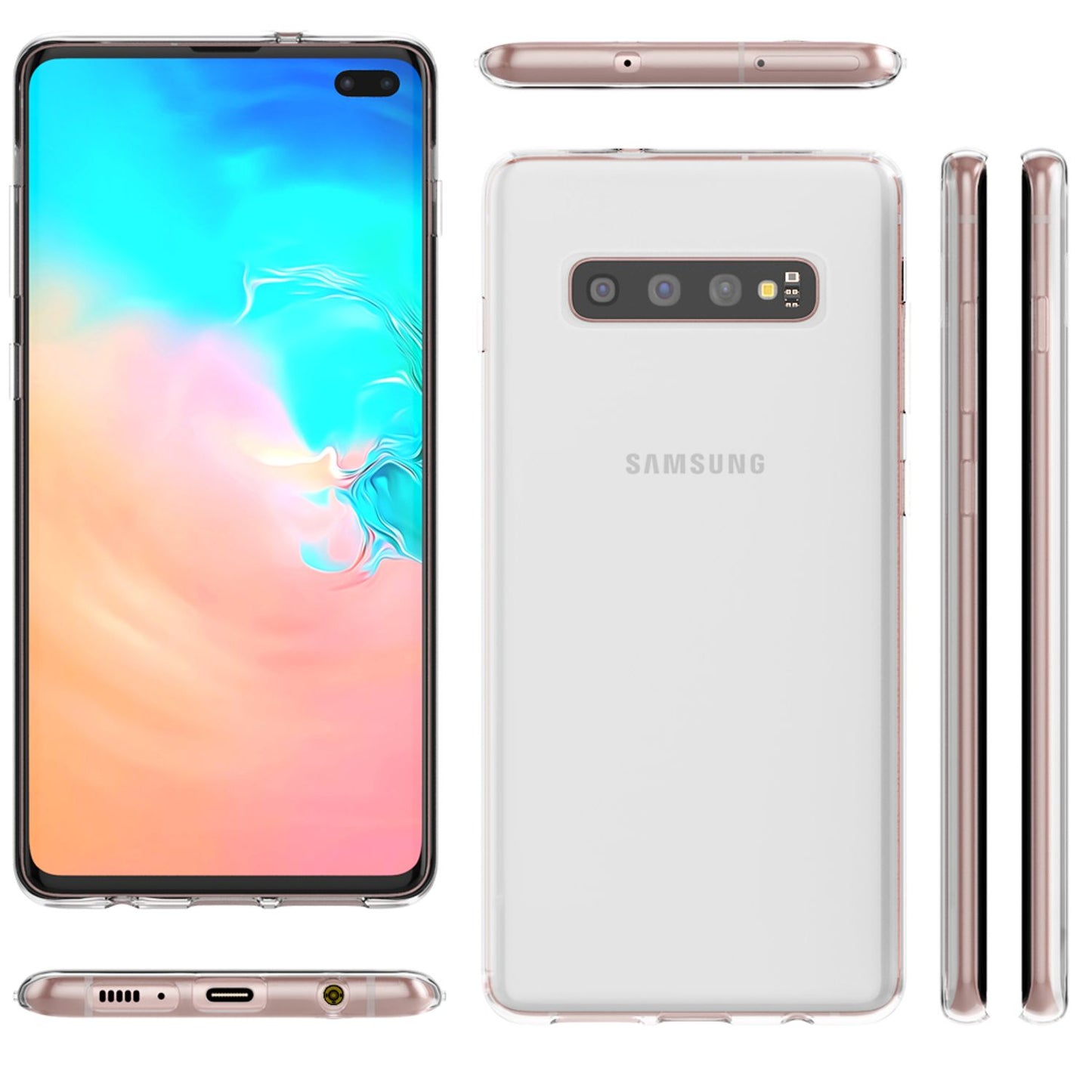 Husă de telefon NALIA pentru Samsung Galaxy S10 Plus, carcasă ultra subțire din silicon