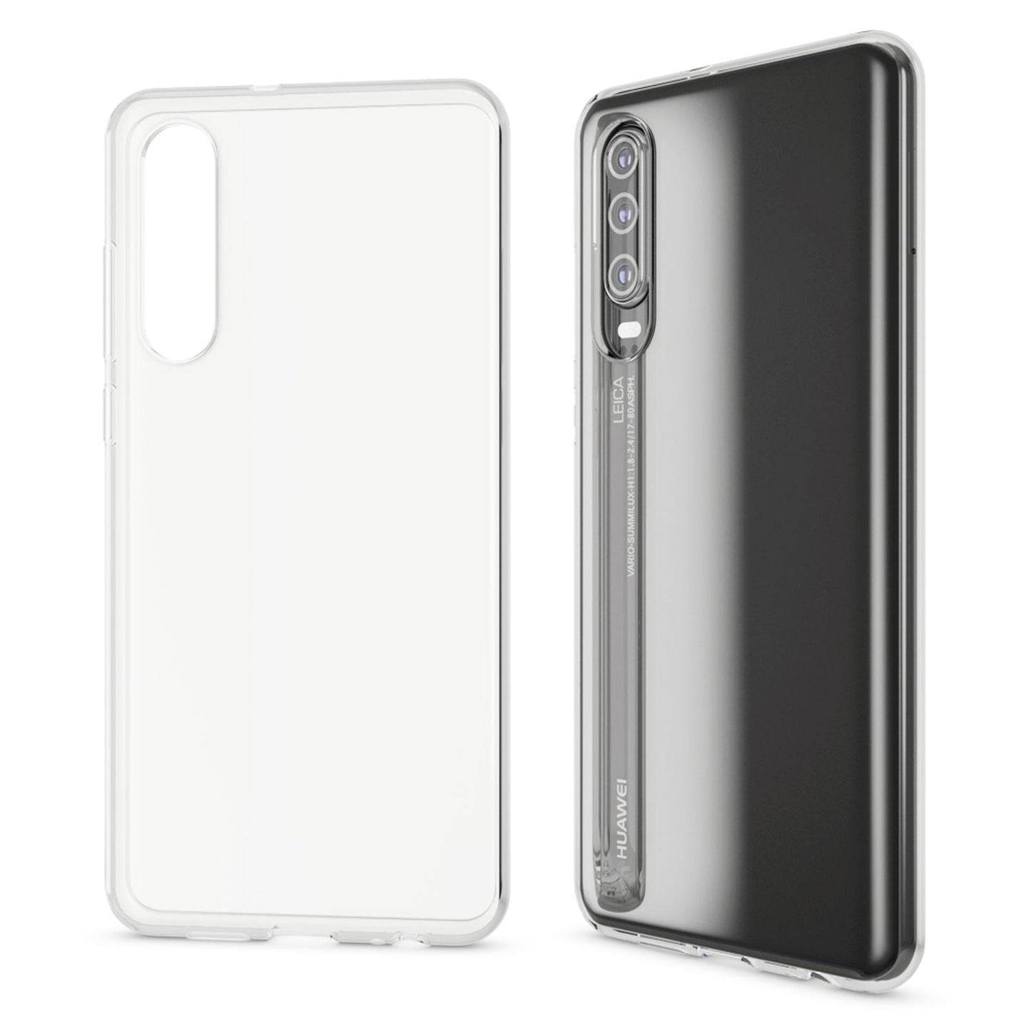 NALIA Huawei P30 AirFlex Hülle - Transparente Dünne Silikon Schutzhülle Passgenau Ultra Klar 0,3 mm