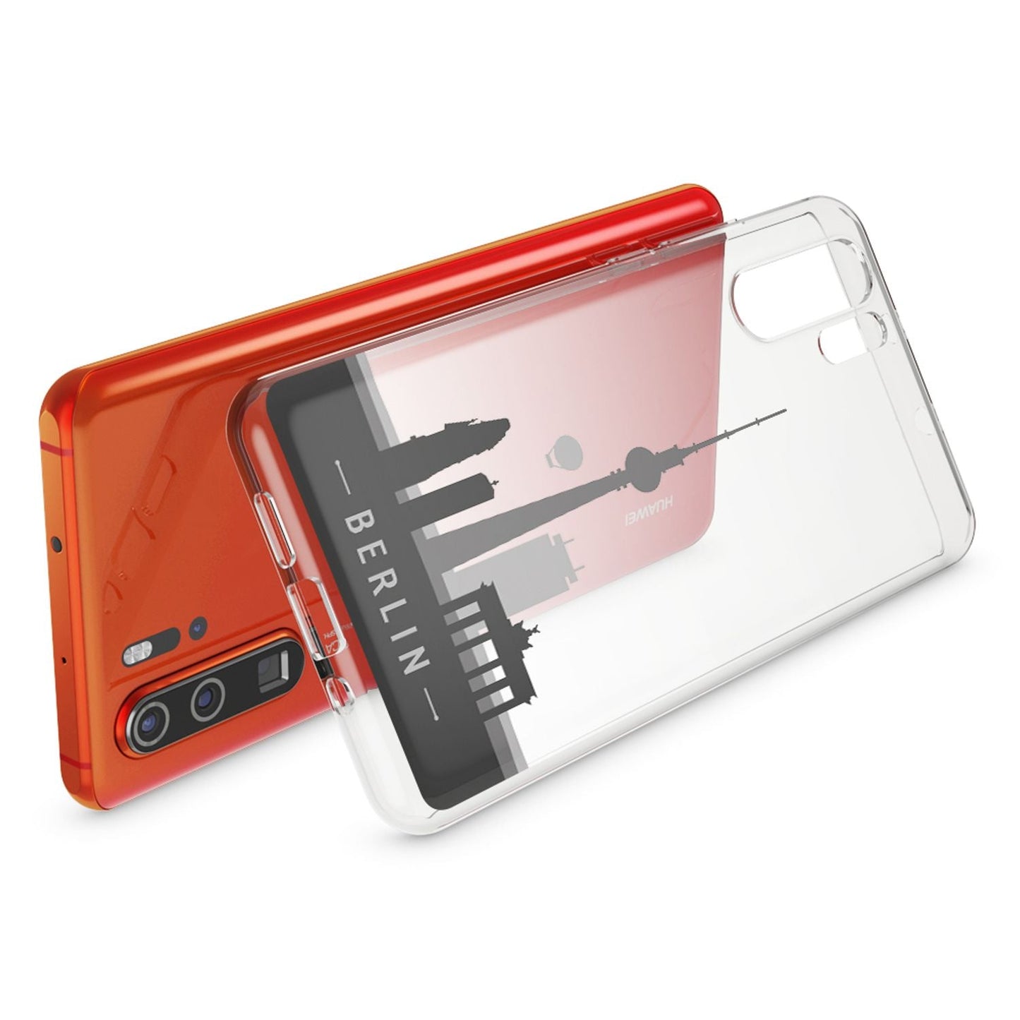 NALIA Huawei P30 Pro Hülle Ultra-Slim Silikon Case - Dünn Transparent Kristallklar