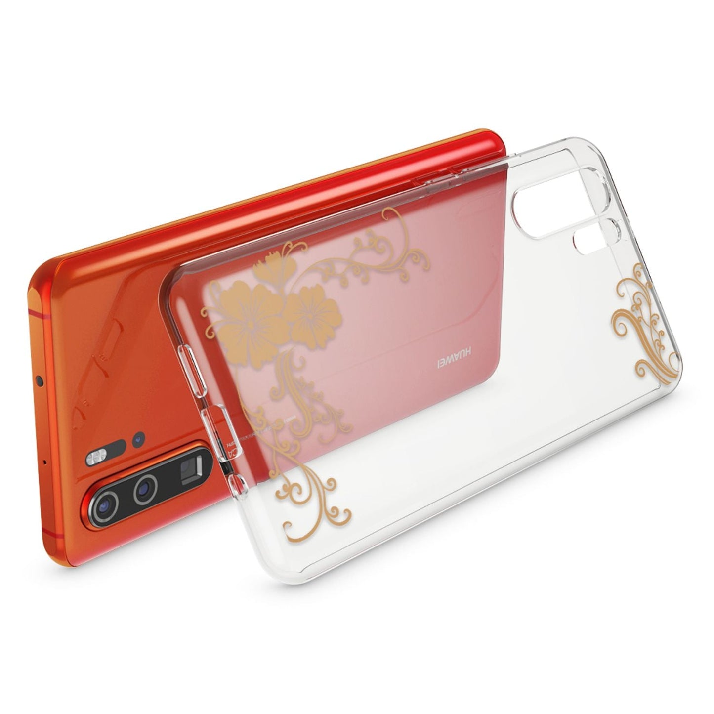 NALIA Huawei P30 Pro Hülle Ultra-Slim Silikon Case - Dünn Transparent Kristallklar