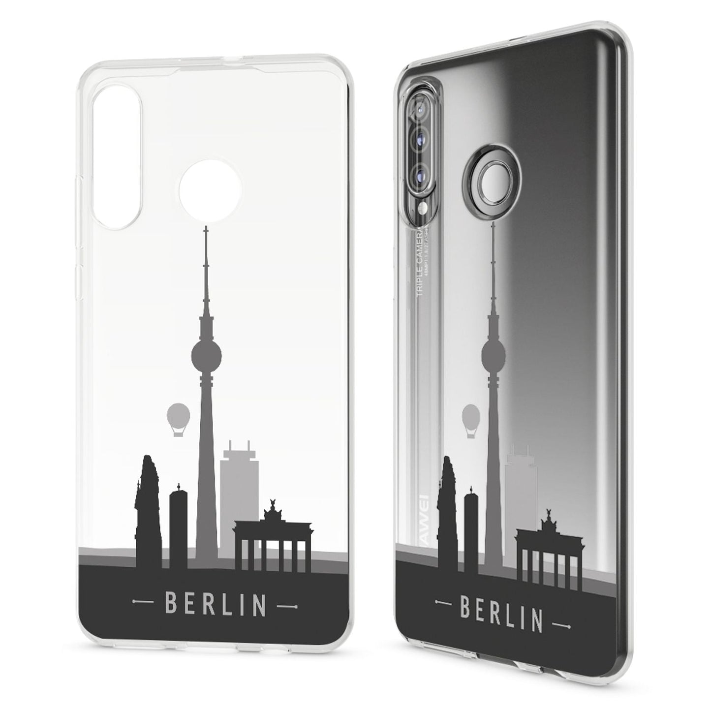 NALIA Huawei P30 Lite Hülle - Ultra-Slim Silikon Case - Dicke 0,3 Millimeter, Passform Huawei P30 Lite