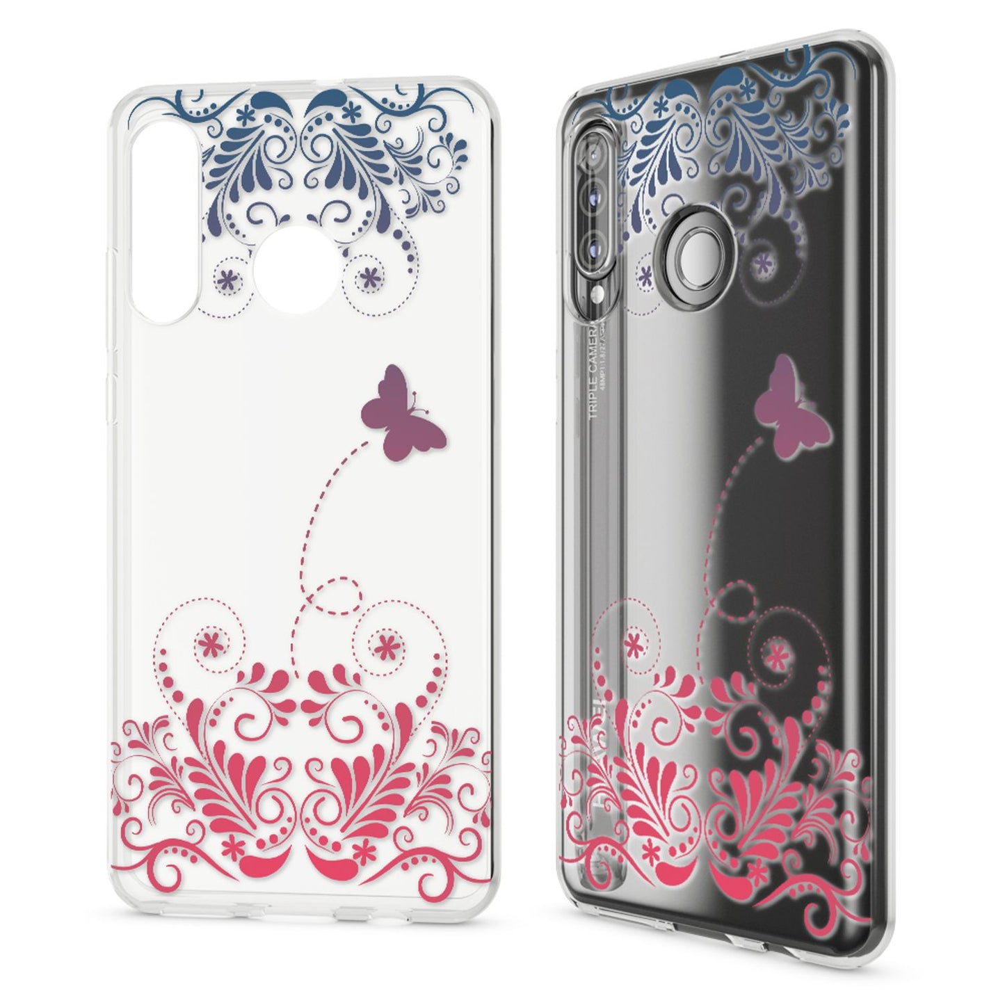 NALIA Huawei P30 Lite Hülle - Ultra-Slim Silikon Case - Dicke 0,3 Millimeter, Passform Huawei P30 Lite