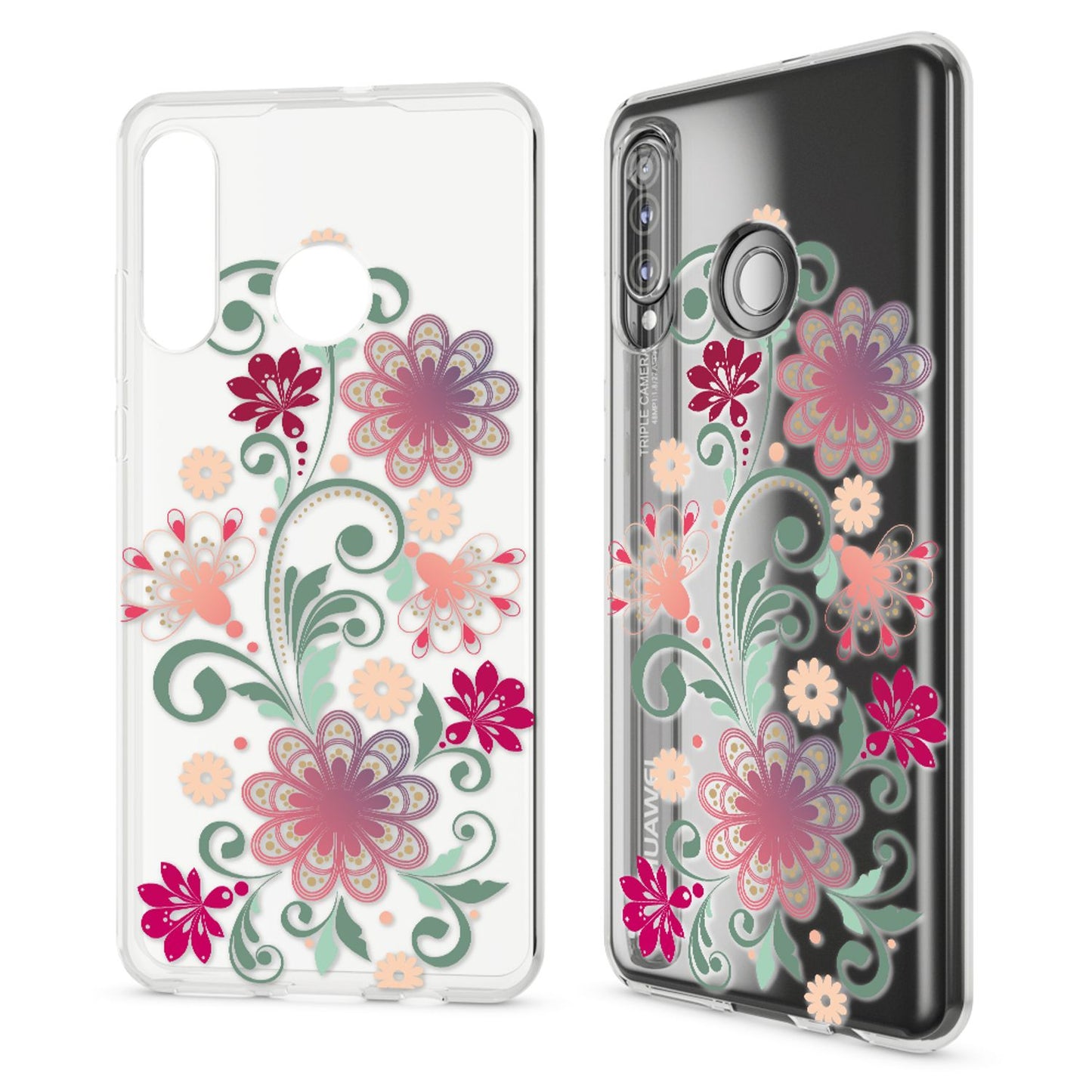 NALIA Huawei P30 Lite Hülle - Ultra-Slim Silikon Case - Dicke 0,3 Millimeter, Passform Huawei P30 Lite