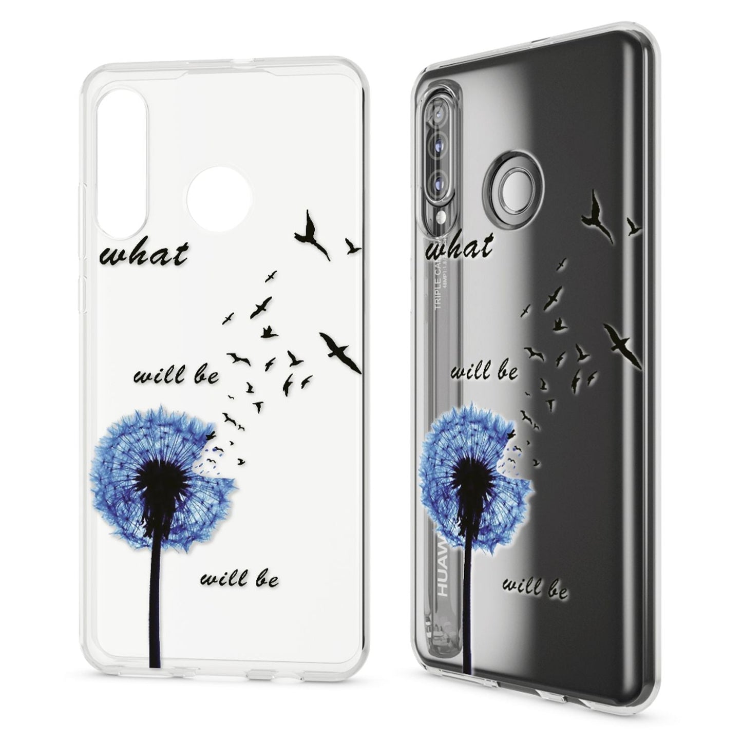 NALIA Huawei P30 Lite Hülle - Ultra-Slim Silikon Case - Dicke 0,3 Millimeter, Passform Huawei P30 Lite