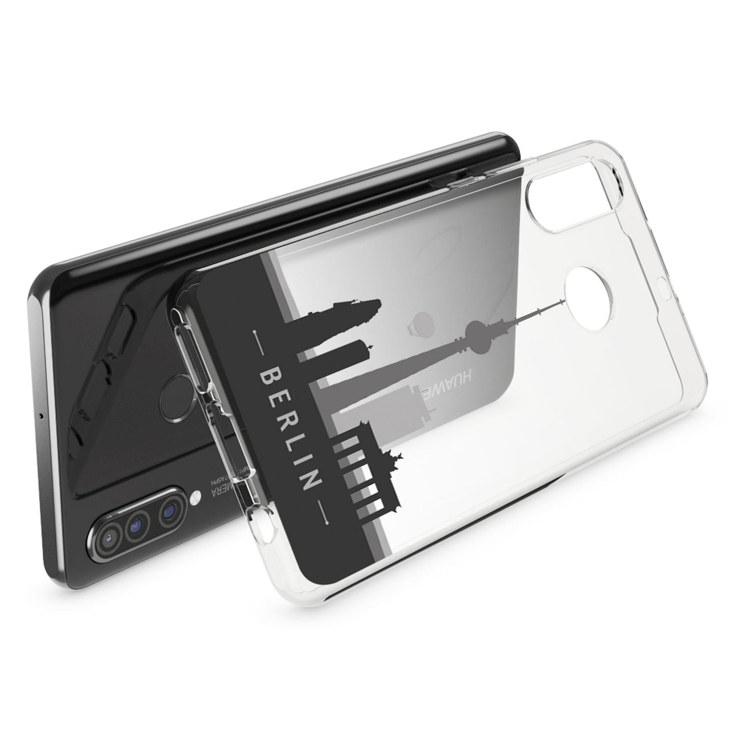 NALIA Huawei P30 Lite Hülle - Ultra-Slim Silikon Case - Dicke 0,3 Millimeter, Passform Huawei P30 Lite