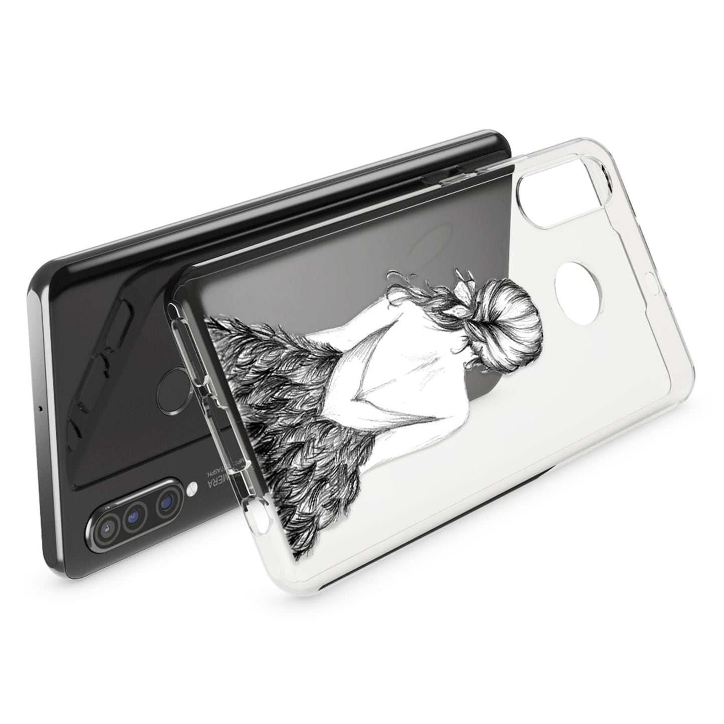 NALIA Huawei P30 Lite Hülle - Ultra-Slim Silikon Case - Dicke 0,3 Millimeter, Passform Huawei P30 Lite