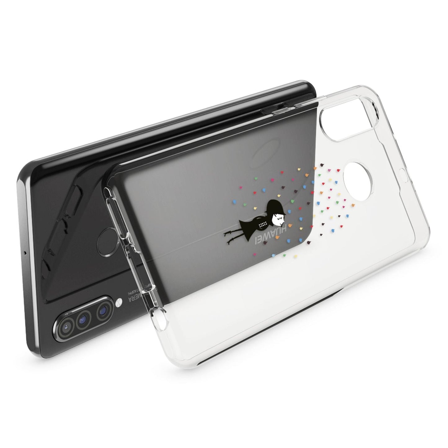 NALIA Huawei P30 Lite Hülle - Ultra-Slim Silikon Case - Dicke 0,3 Millimeter, Passform Huawei P30 Lite