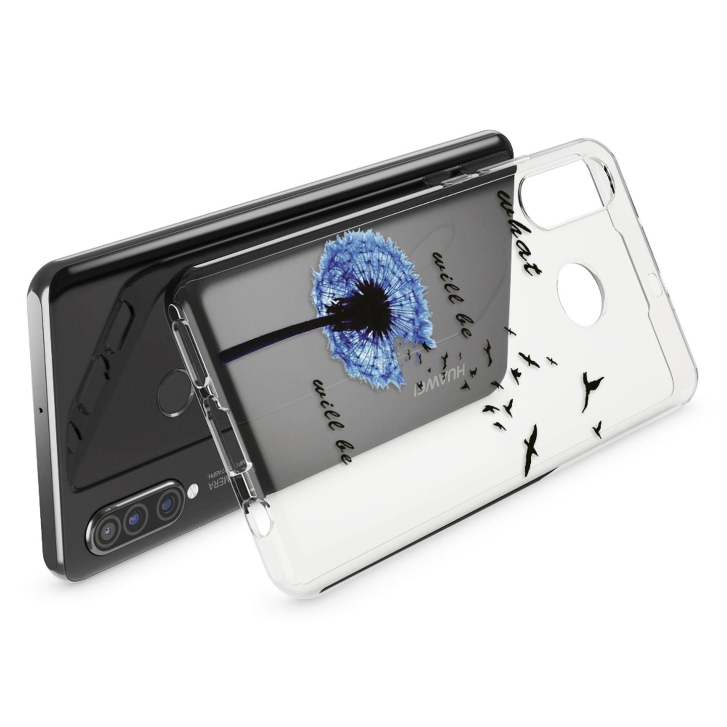 NALIA Huawei P30 Lite Hülle - Ultra-Slim Silikon Case - Dicke 0,3 Millimeter, Passform Huawei P30 Lite