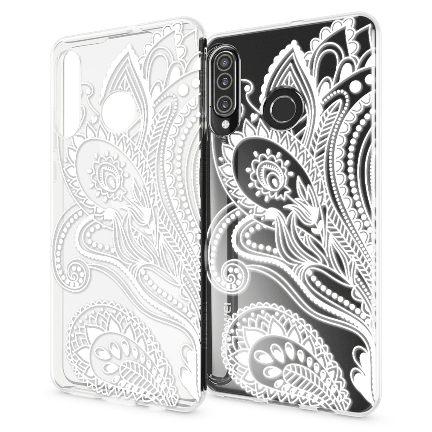NALIA Huawei P30 Lite Hülle - Ultra-Slim Silikon Case - Dicke 0,3 Millimeter, Passform Huawei P30 Lite