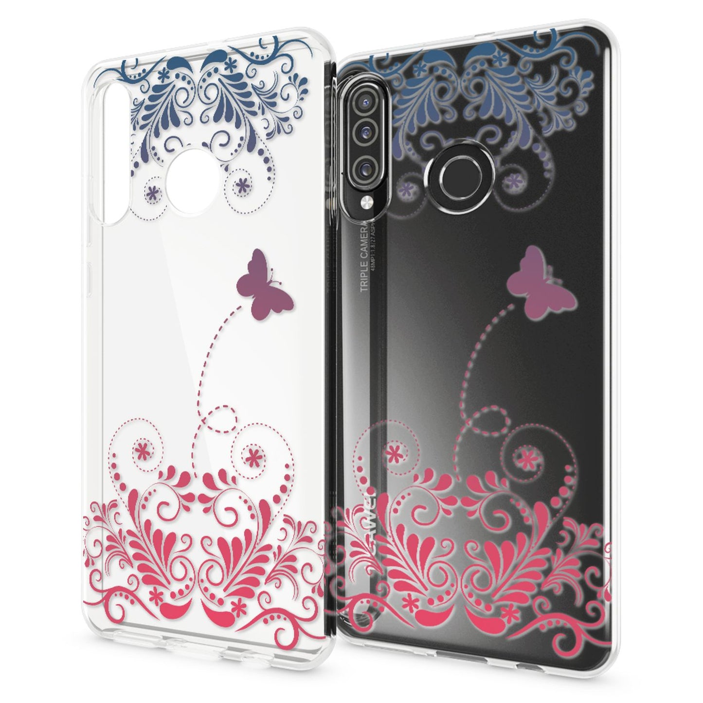 NALIA Huawei P30 Lite Hülle - Ultra-Slim Silikon Case - Dicke 0,3 Millimeter, Passform Huawei P30 Lite