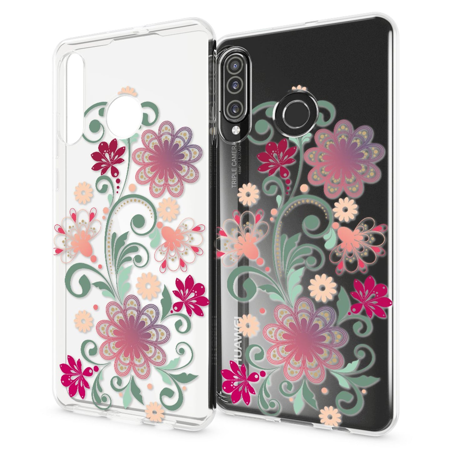NALIA Huawei P30 Lite Hülle - Ultra-Slim Silikon Case - Dicke 0,3 Millimeter, Passform Huawei P30 Lite