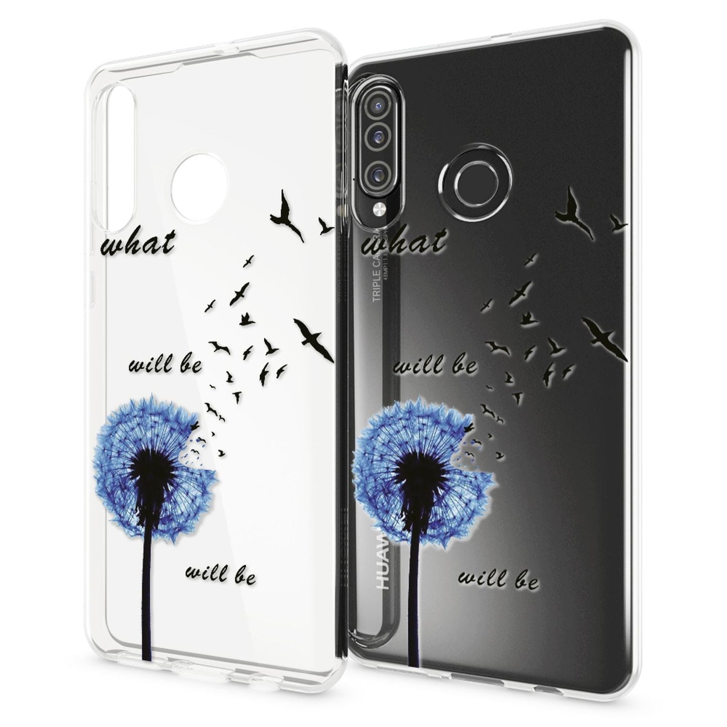 NALIA Huawei P30 Lite Hülle - Ultra-Slim Silikon Case - Dicke 0,3 Millimeter, Passform Huawei P30 Lite