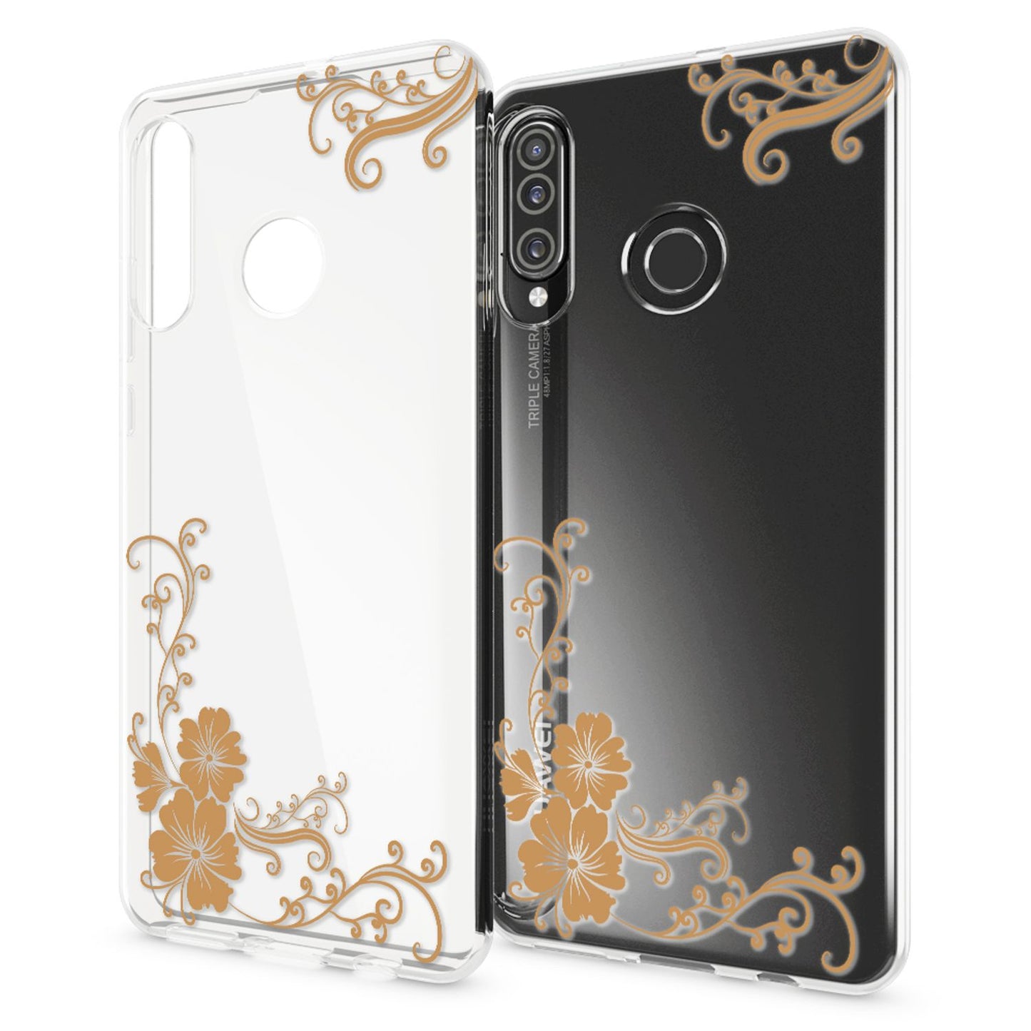 NALIA Huawei P30 Lite Hülle - Ultra-Slim Silikon Case - Dicke 0,3 Millimeter, Passform Huawei P30 Lite