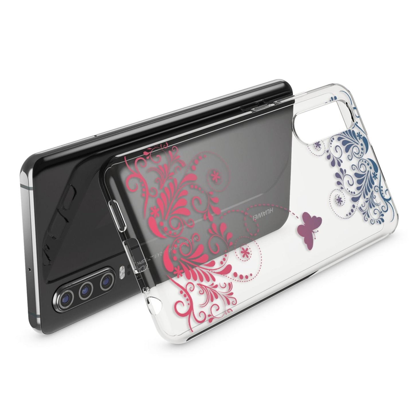 NALIA Hülle für Huawei P30, Motiv Handyhülle Slim Silikon Case Cover Schutzhülle