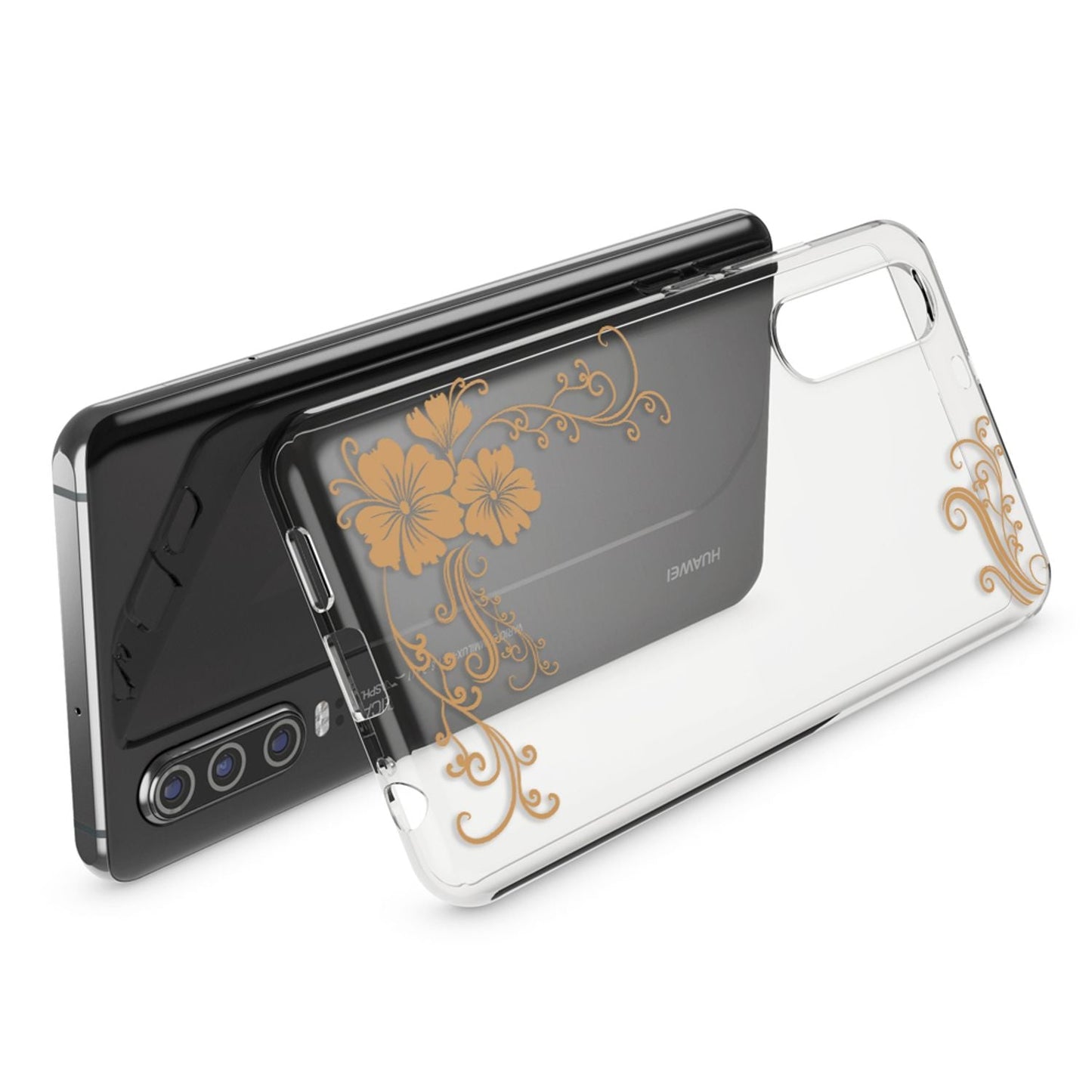 NALIA Hülle für Huawei P30, Motiv Handyhülle Slim Silikon Case Cover Schutzhülle