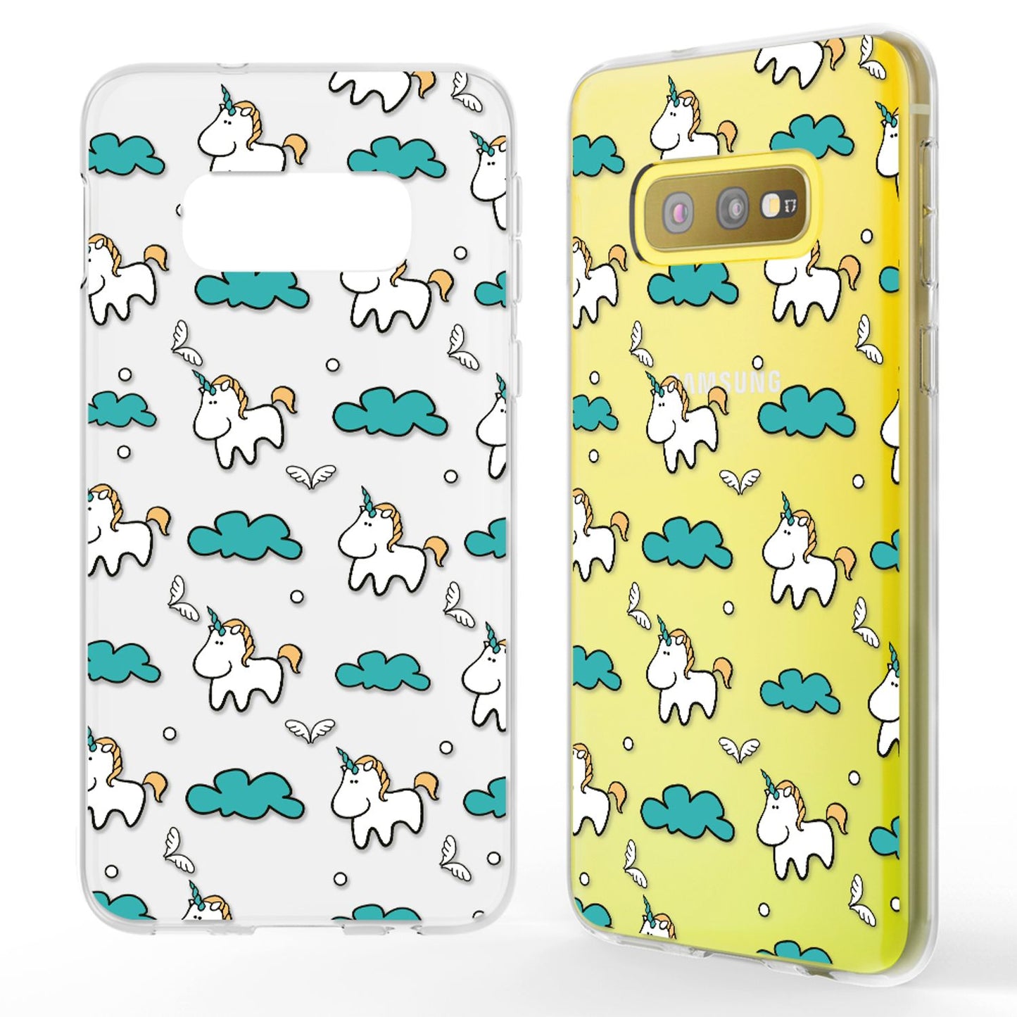 NALIA Galaxy S10e Ultra Slim Motiv Case Cover Kristall Transparent - Dünn Silikon