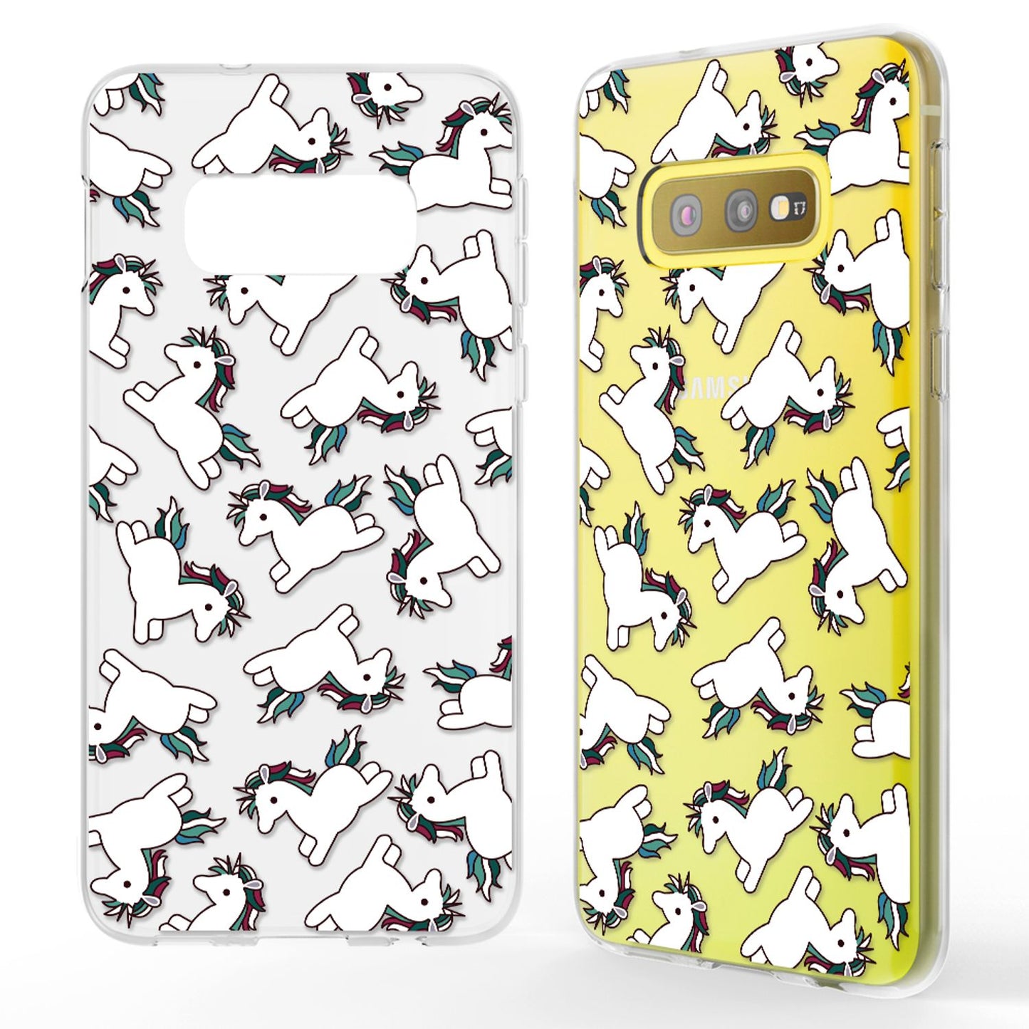 NALIA Galaxy S10e Ultra Slim Motiv Case Cover Kristall Transparent - Dünn Silikon