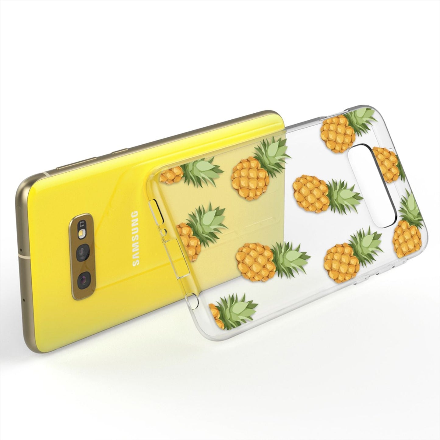 NALIA Galaxy S10e Ultra Slim Motiv Case Cover Kristall Transparent - Dünn Silikon
