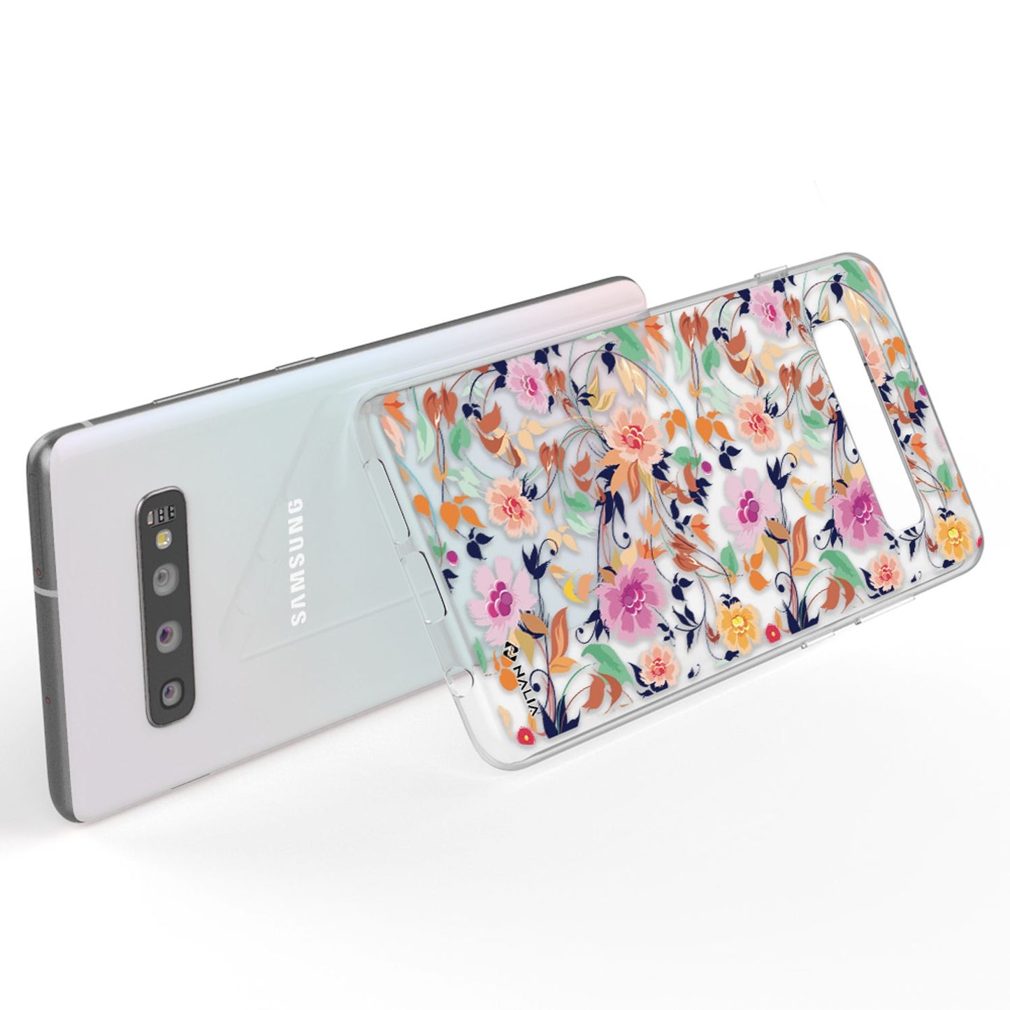 NALIA Galaxy S10 Slim Silikon Hülle Motiv Case Cover - Transparent 1,0 mm Schutz