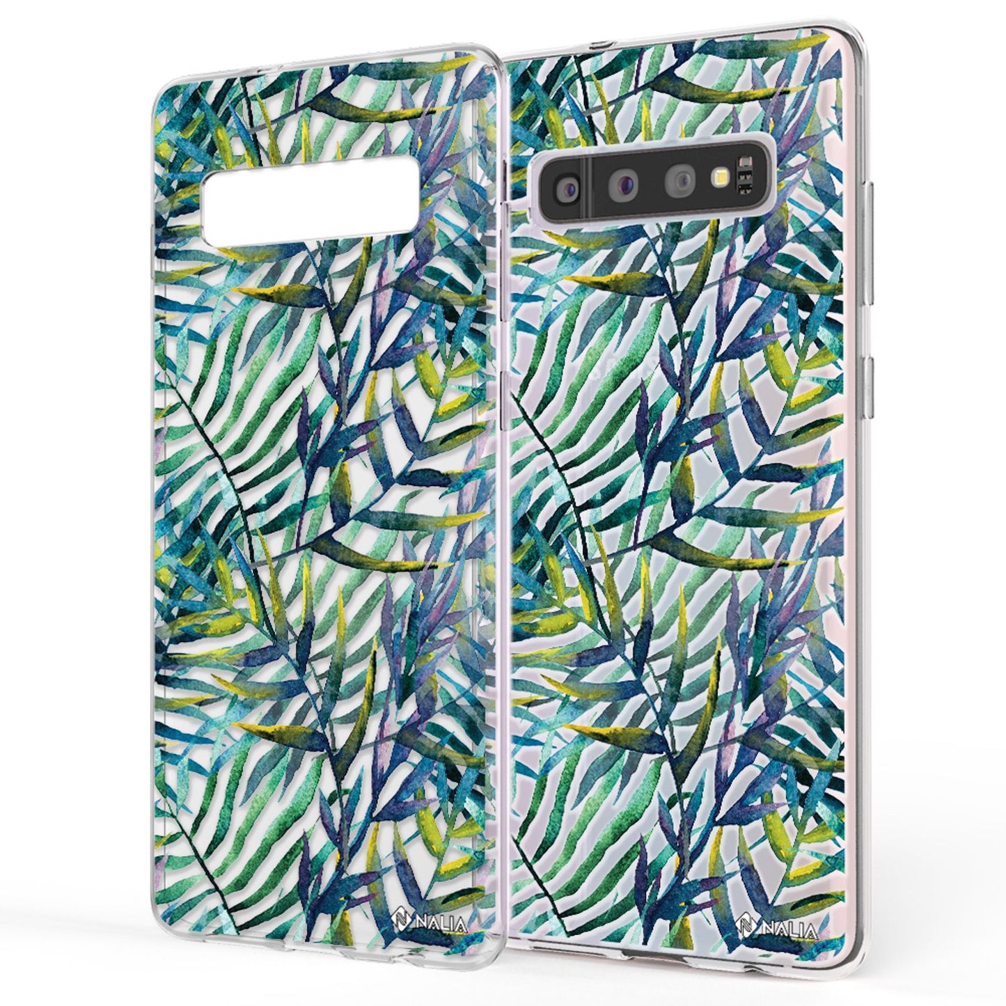 NALIA Galaxy S10 Slim Silikon Hülle Motiv Case Cover - Transparent 1,0 mm Schutz