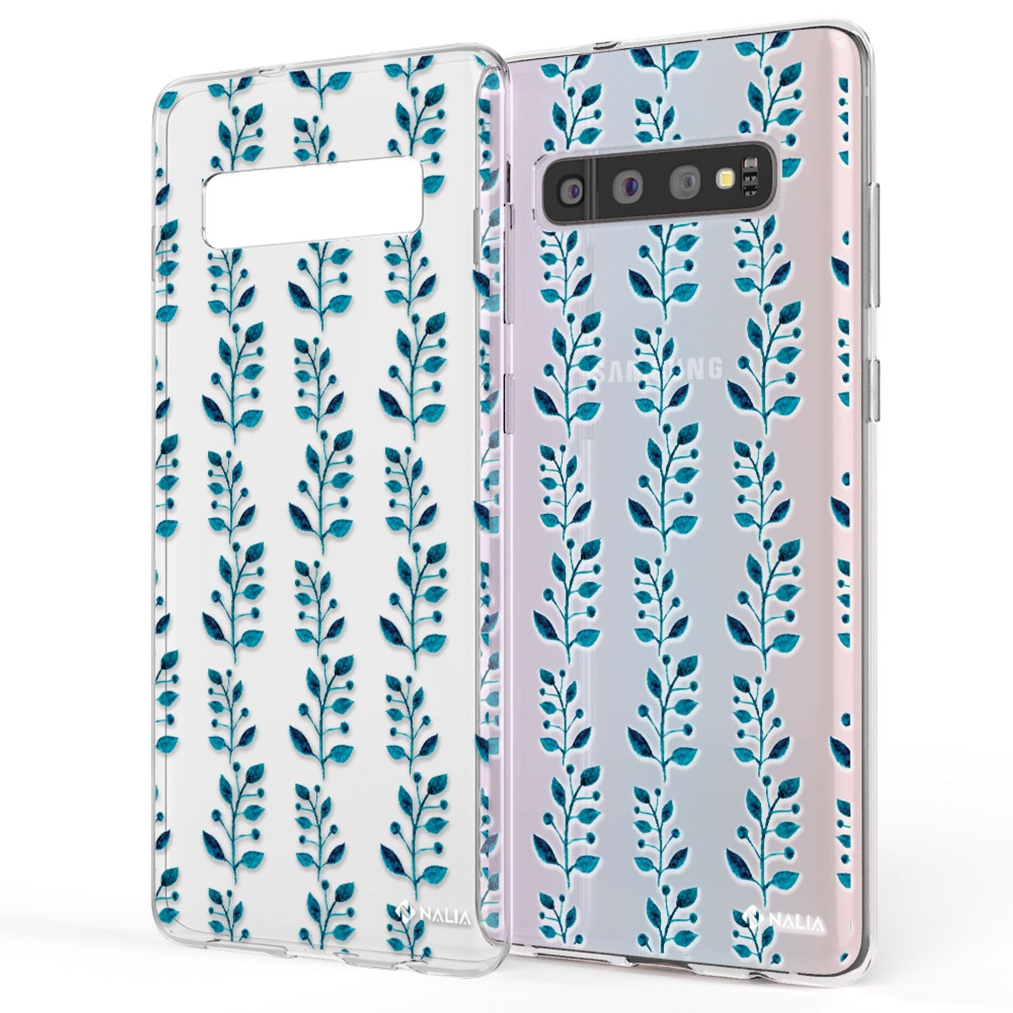 NALIA Galaxy S10 Slim Silikon Hülle Motiv Case Cover - Transparent 1,0 mm Schutz