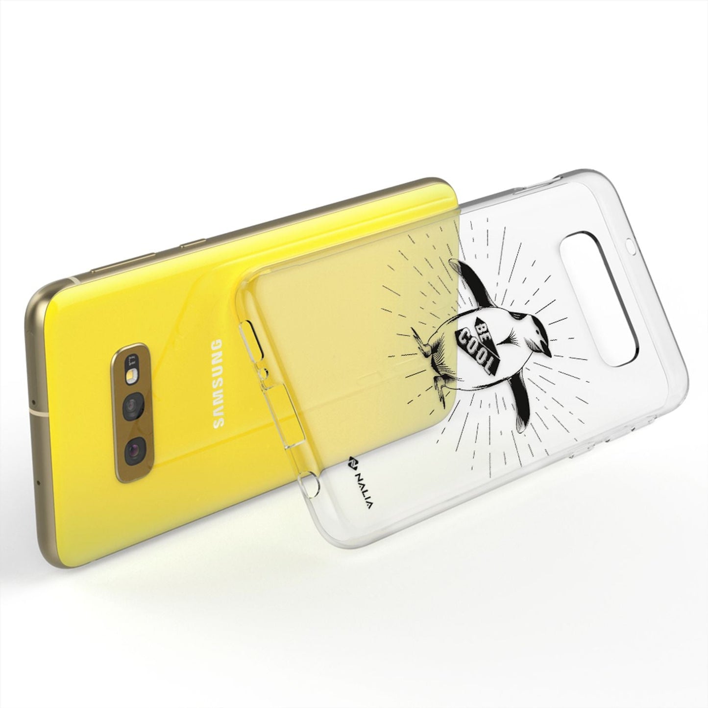 NALIA Galaxy S10e Slim Silikon Motiv Case Cover - Kapazität 0,3 mm, Leistung Stoßfest, Größe Passgenau
