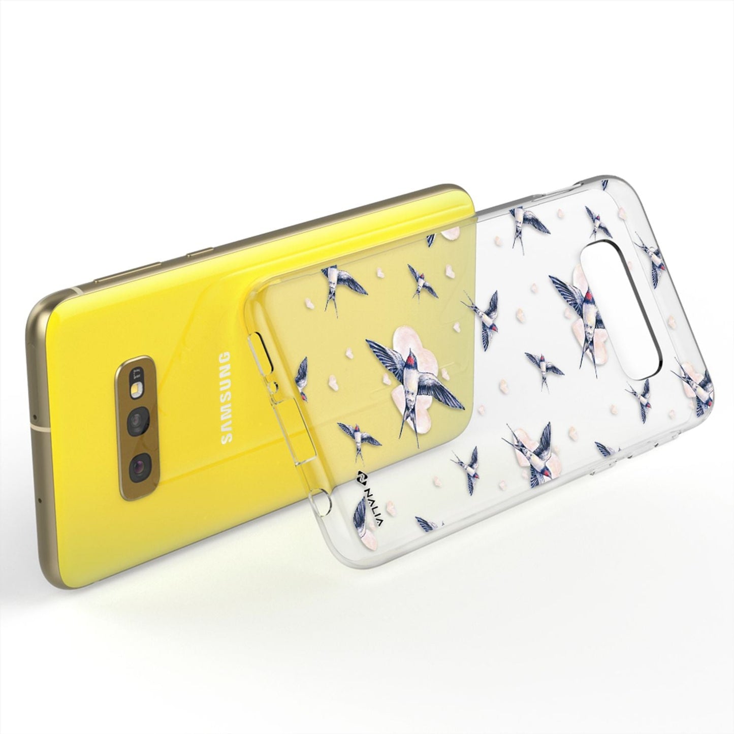 NALIA Galaxy S10e Slim Silikon Motiv Case Cover - Kapazität 0,3 mm, Leistung Stoßfest, Größe Passgenau