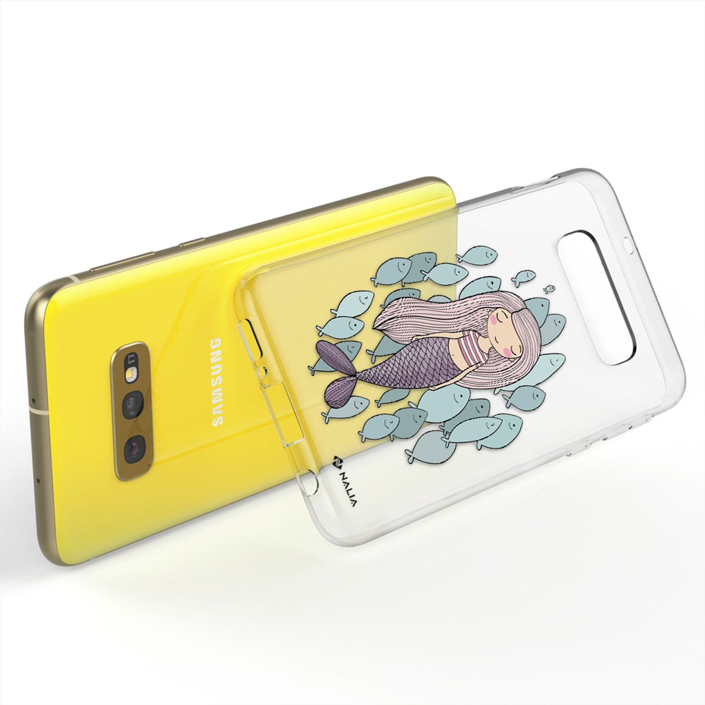 NALIA Galaxy S10e Slim Silikon Motiv Case Cover - Kapazität 0,3 mm, Leistung Stoßfest, Größe Passgenau