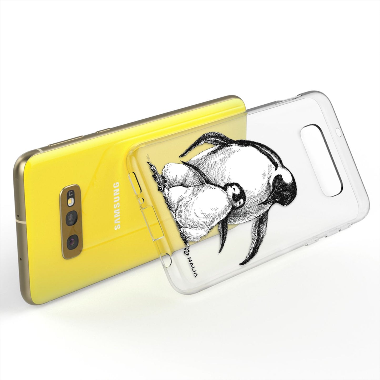 NALIA Galaxy S10e Slim Silikon Motiv Case Cover - Kapazität 0,3 mm, Leistung Stoßfest, Größe Passgenau