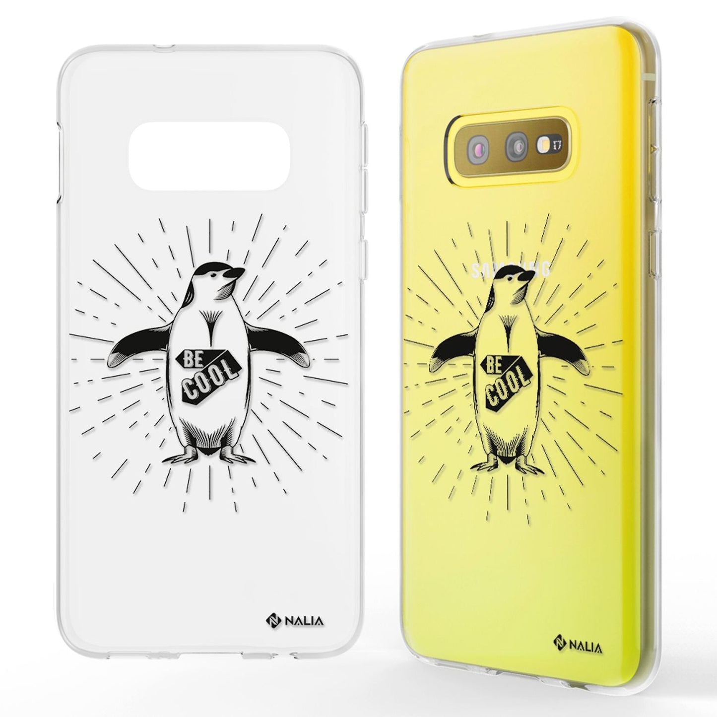 NALIA Galaxy S10e Slim Silikon Motiv Case Cover - Kapazität 0,3 mm, Leistung Stoßfest, Größe Passgenau