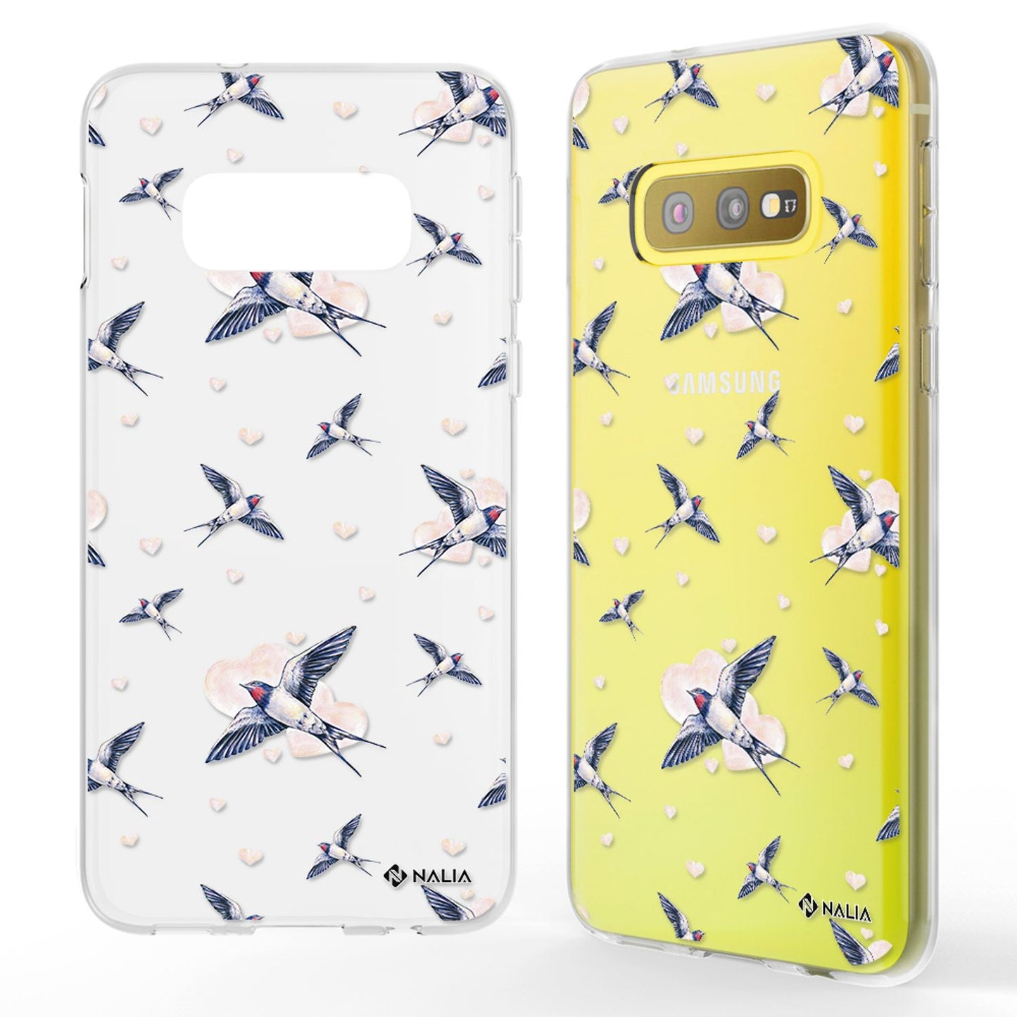 NALIA Galaxy S10e Slim Silikon Motiv Case Cover - Kapazität 0,3 mm, Leistung Stoßfest, Größe Passgenau