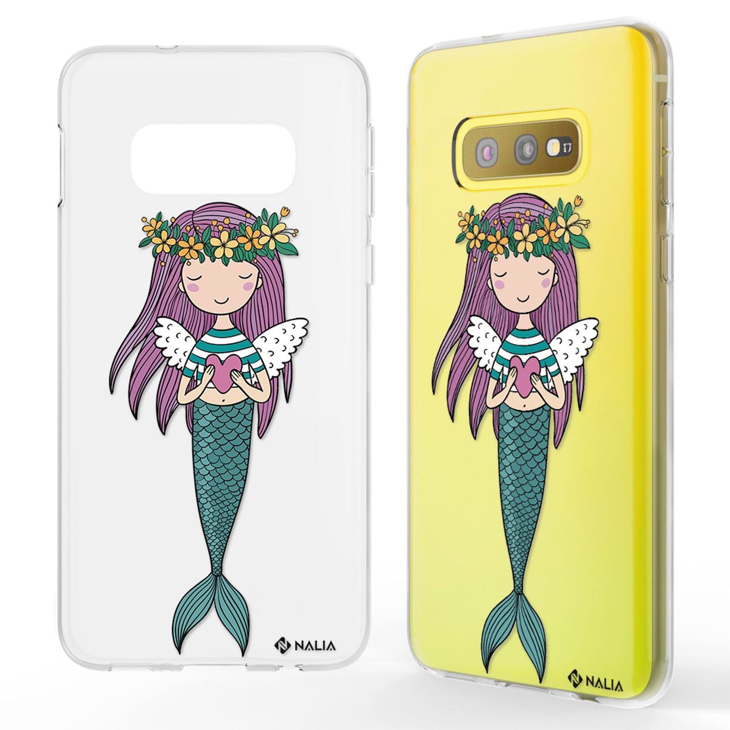 NALIA Galaxy S10e Slim Silikon Motiv Case Cover - Kapazität 0,3 mm, Leistung Stoßfest, Größe Passgenau