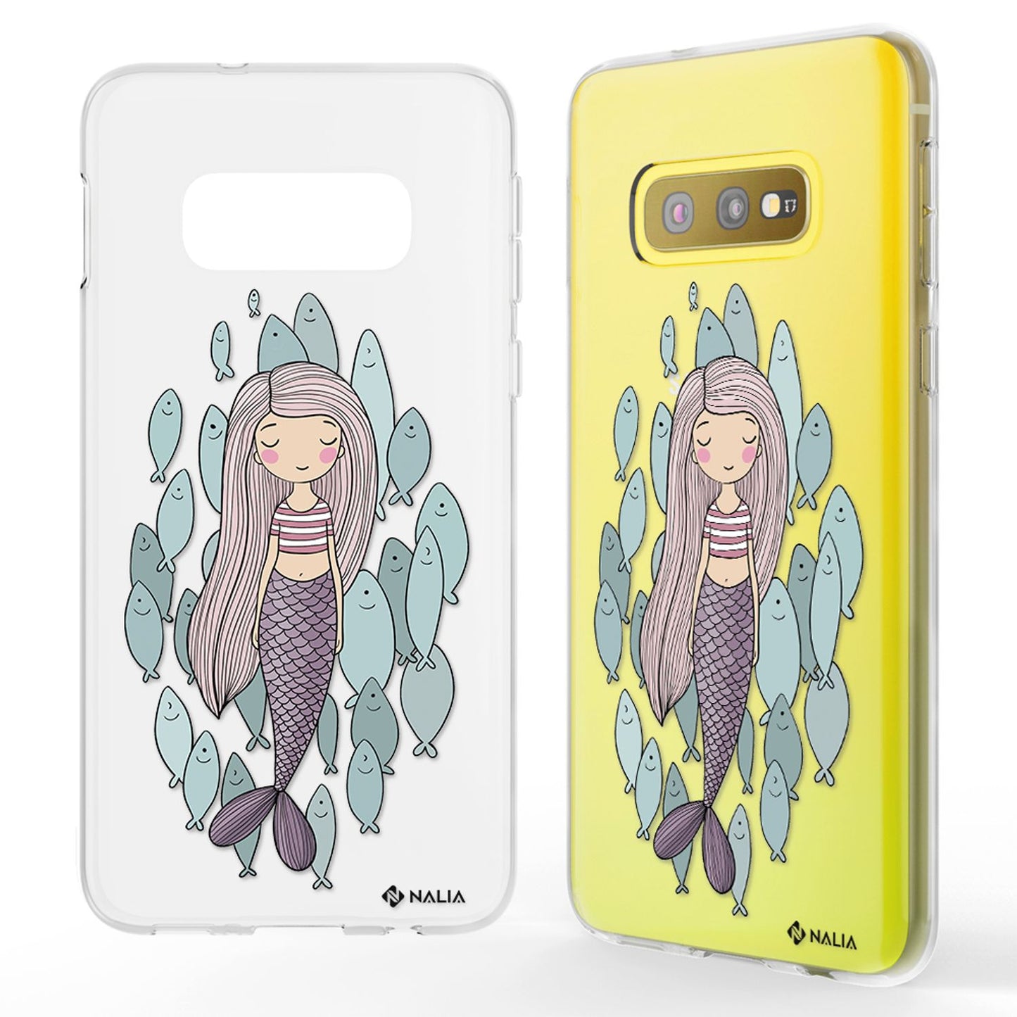 NALIA Galaxy S10e Slim Silikon Motiv Case Cover - Kapazität 0,3 mm, Leistung Stoßfest, Größe Passgenau