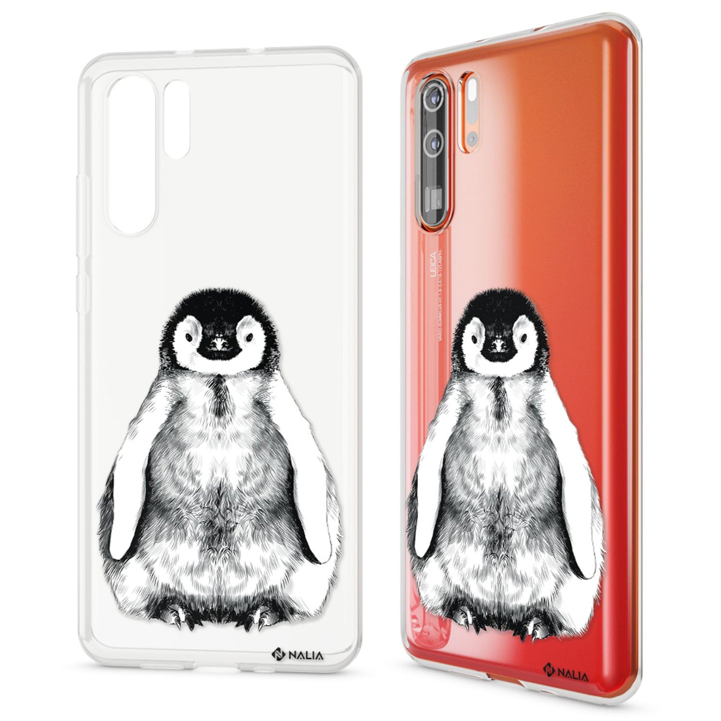NALIA Huawei P30 Pro Ultra Slim Silikonhülle Crystal Cover - Material Silikon Farbe Transparent Größe Ultra Slim